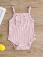  Ruffle Plain Baby Clothing 8182