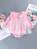  Plain Long Sleeve Baby Clothing 6799