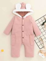  Plain Cute Long Sleeve Baby Clothing 3983