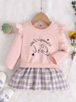 Round Neck Short Cute Baby  Mom 490