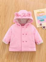 Cute Hooded Long Sleeve Baby Clothing 8602