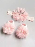  Pink Polka Dot Baby Accessories 595