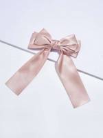 Pink Plain Bow Women Accessories 6367