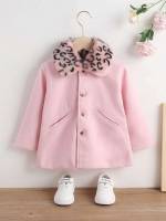 Collar Long Sleeve Casual Short Kids Clothing 8249