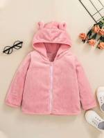 Regular Hooded Cute Toddler Girls Clothing 413