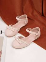 Bow Pink Kids Shoes 7553