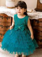 Plants Sleeveless Midi Glamorous Kids Clothing 9677