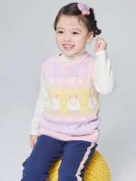 Casual Sleeveless Round Neck Toddler Girls Clothing 9311