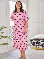 Short Sleeve Cute Round Neck Underwear  Sleepwear 528