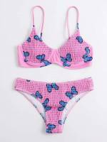  Animal Pink Women Beachwear 1034