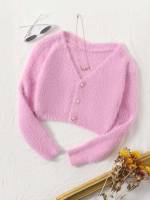  Casual Pearls Women Cardigans 737