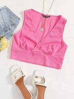 Crop Plain  Women Clothing 81