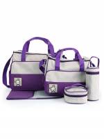  Polka Dot Purple Diaper Bags 604