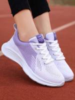 Colorblock Sporty Purple Women Shoes 7496