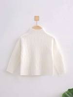 Plain Slim Fit Casual Toddler Girl Sweaters 612