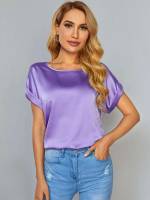  Short Sleeve Glamorous Women Tops, Blouses  Tee 860