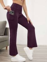  Purple  Women Sports Pants 8926