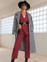  Long Sleeve Double Button Women Suits 961