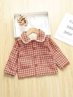 Plaid Red and White Regular Kids Clothing 336