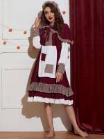 Plaid Red and White  Costumes  Accessories 5415