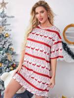 Red and White  Christmas Underwear  Sleepwear 9311