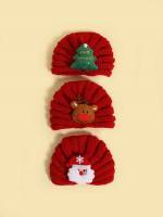  Christmas Red Kids Hats  Gloves 8405