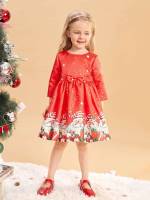  Regular Fit Glamorous Christmas Toddler Girls Clothing 7697