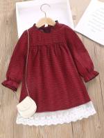 Long Sleeve Short Red Toddler Girls Clothing 464