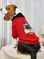 Animal Red  Pet Sweatshirts  Hoodies 1368