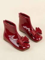  Red Bow Kids Boots 6168