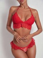 Floral  Scallop Women Lingerie 276