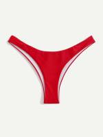  Red Women Bikini Bottoms 6743