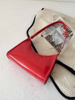 Plain Fashionable Red Bags 352
