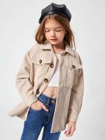  Pocket Redwood Casual Girls Coats 5506