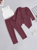 Redwood Regular Fit Colorblock Long Sleeve Toddler Girls Clothing 602