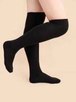  Plain Redwood Women Socks 2652