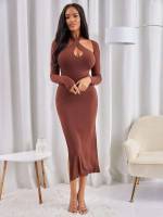  Long Sleeve Redwood Long Women Dresses 3779