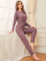  Casual Plain Women Sleep  Lounge 8044