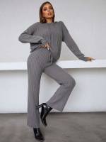  Long Sleeve Plain Regular Fit Women Clothing 860