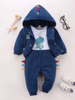  Regular Fit Long Sleeve Hooded Baby  Mom 8942