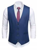  Work Royal Blue Regular Fit Men Blazers 1014