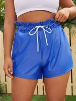   Regular Fit Plus Size Sports Shorts 701