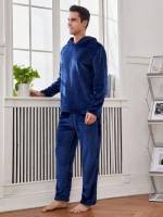  Hooded Long Sleeve Men Loungewear Sets 5818