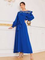  Long Sleeve Royal Blue World Apparel 6241