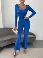  Royal Blue Long Sleeve Women Clothing 6173