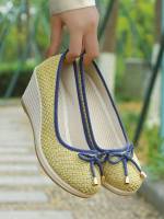 Fashionable  Royal Blue Women Wedges  Flatform 9169