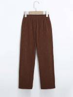  Casual Rust Brown Plain Boys Bottoms 5960