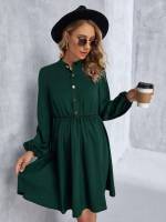 Long Sleeve Short Casual Maternity Dresses 5405