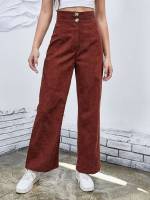  Casual Plain Women Pants 965