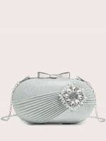  Glamorous Silver Women Bags 9564